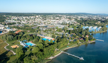 Steg Hörnli Vogelperspektive Steg Hörnli Vogelperspektive