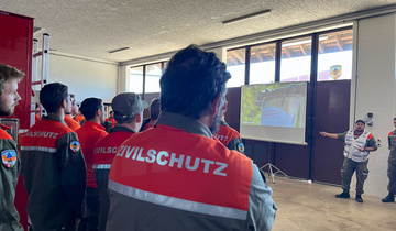 Bild Zivilschutz-&Uuml;bung Roter Himmel 2