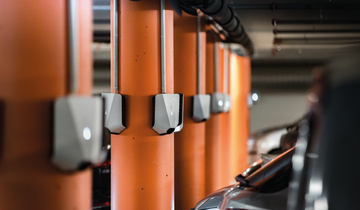 easee Wallboxen in Tiefgarage easee Wallboxen in Tiefgarage