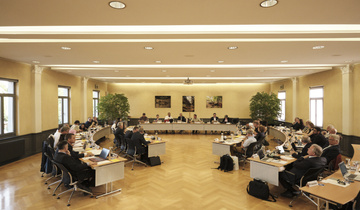 Gemeinderatssitzung im Rathaus Gemeinderatssitzung im Rathaus