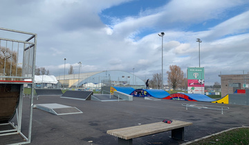 Der Skaterpark ist wieder in Betrieb