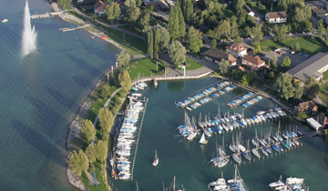 Hafen Seegarten Vogelperspektive Hafen Seegarten Vogelperspektive