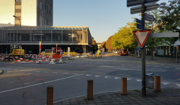 Kreuzung Konstanzerstrasse und Brücken- bzw. Gottliebenstrasse