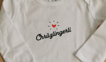 Chrüzlingerli Babybody Willkommensgeschenk für jedes neugeborene Kreuzlinger Kind