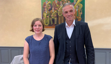 Mit Glanzresultaten gewählt: Gemeinderatspräsident René Knöpfli und Vizepräsidentin Elina Müller. Mit Glanzresultaten gewählt: Gemeinderatspräsident René Knöpfli und Vizepräsidentin Elina Müller.