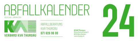 Symbolbild Abfallkalender 2024