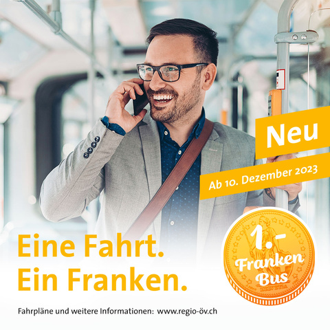 Eine Fahrt - Ein Franken Eine Fahrt - Ein Franken
