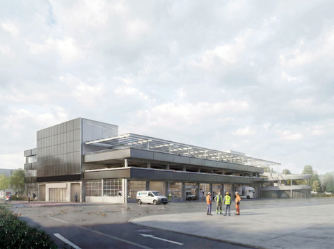 So soll das neue Betriebsgebäude von Energie Kreuzlingen einst aussehen. So soll das neue Betriebsgebäude von Energie Kreuzlingen einst aussehen.