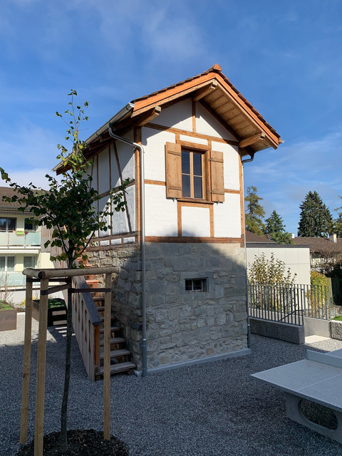 Bleibt den nächsten Generationen erhalten: Das Rebhüüsli.