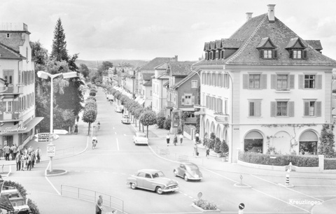 Quartier Bodan, Hauptstrasse (Aufnahme 1955)