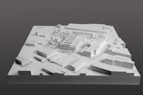 Modellfoto mit Aufsicht Siegerprojekt Modellfoto 2