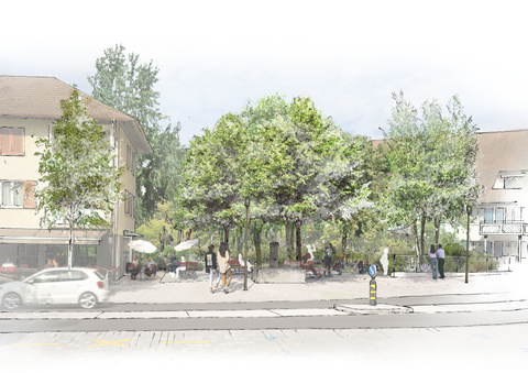 Visualisierung Der Dorfbrunnen in Kurzrickenbach wird saniert