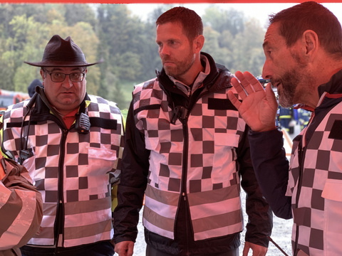 Roger Reinhart, Simon Hofmann und Markus Meile v.l.
