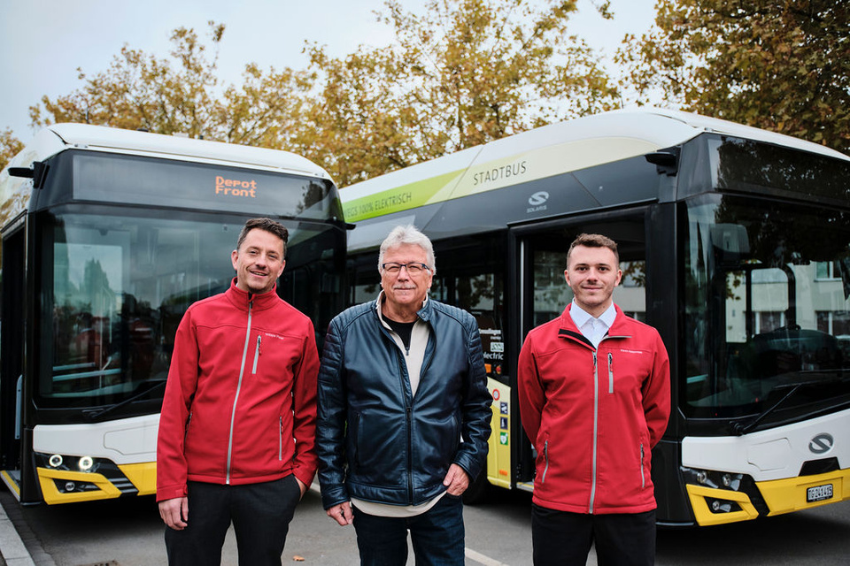 Die neue E-Stadtbusflotte