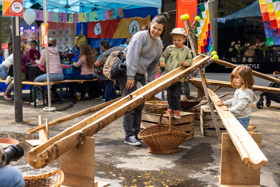 Impression von der Spielstrasse 2023. Spielstrasse 2023