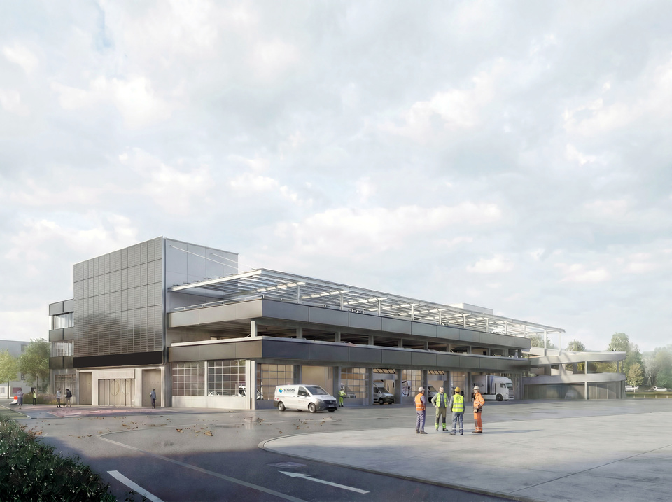 So soll das neue Betriebsgebäude von Energie Kreuzlingen einst aussehen. So soll das neue Betriebsgebäude von Energie Kreuzlingen einst aussehen.