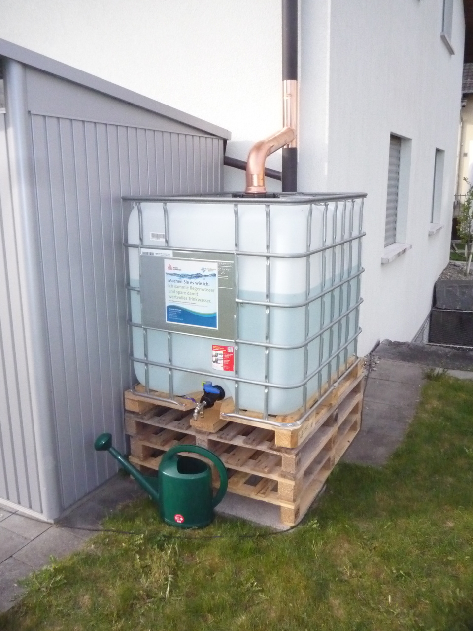 Regenwassertank Nr. 1