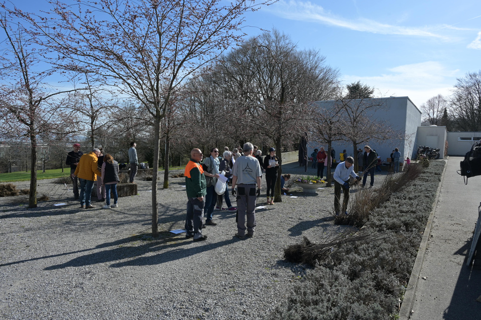 Reger Austausch unter Gartenfreunden Reger Austausch unter Gartenfreunden