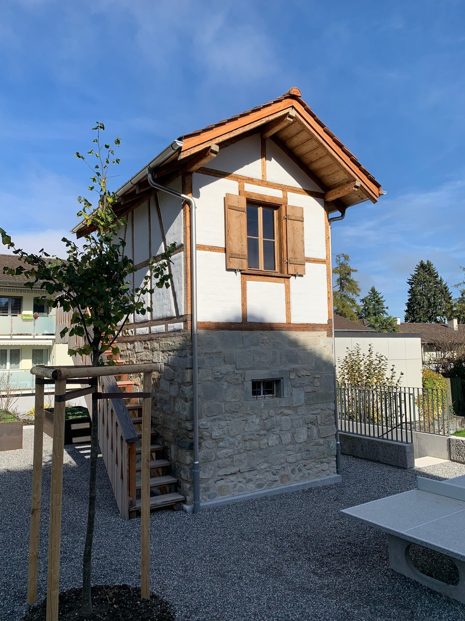 Bleibt den nächsten Generationen erhalten: Das Rebhüüsli.