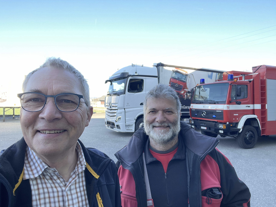 Albert Kutter und Ruedi Frieden legten über 3000 Kilometer zurück. Albert Kutter und Ruedi Frieden