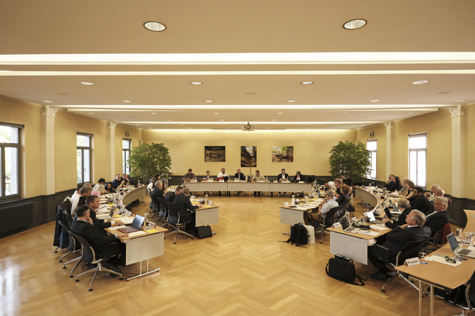 Gemeinderatssitzung im Rathaus