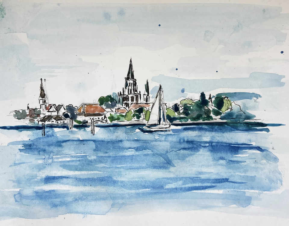 Urban Skeching, Bodenseegeschichte Urban Skeching, Bodenseegeschichte