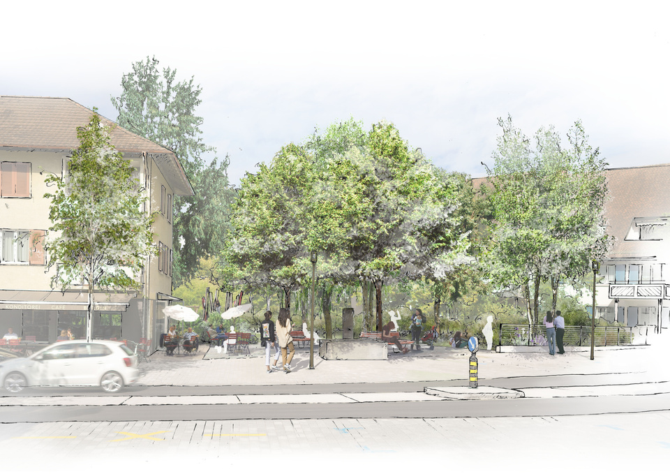 Visualisierung Der Dorfbrunnen in Kurzrickenbach wird saniert