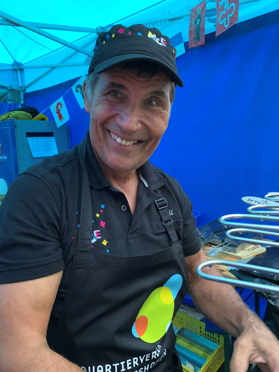 Raclette-Chef Ruedi Wolfender