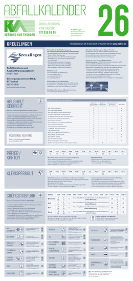 Abfallkalender 2026 Abfallkalender 2026