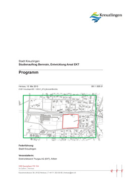 Studienauftrag "Bernrain", Programm Studienauftrag "Bernrain"