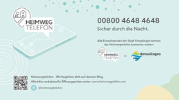 Flyer zum Heimwegtelefon