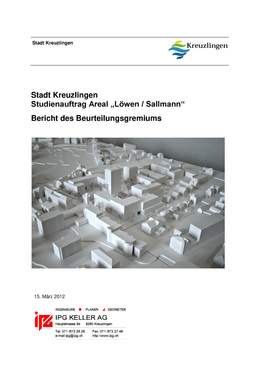 Studienauftrag Areal "Löwen/Sallmann"