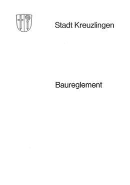 BauR 1977 Baureglement 1977
