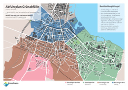 Grüngut, Abfuhrplan Kreuzlingen Green waste collection plan
