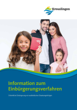 Brochure "Information zum Einbürgerungsverfahren"