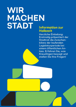 Information zur Halbzeit und Projektmarktplatz Flyer herunterladen