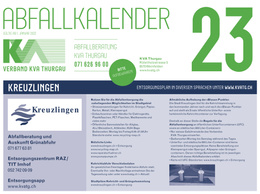 Current waste calendar (German)