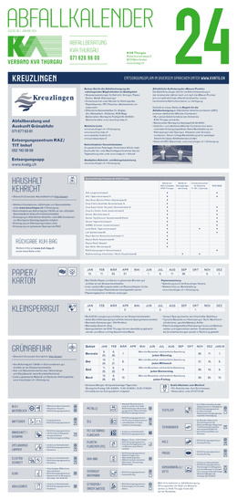 Current waste calendar (German)